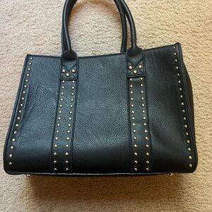 Black Studded Handbag